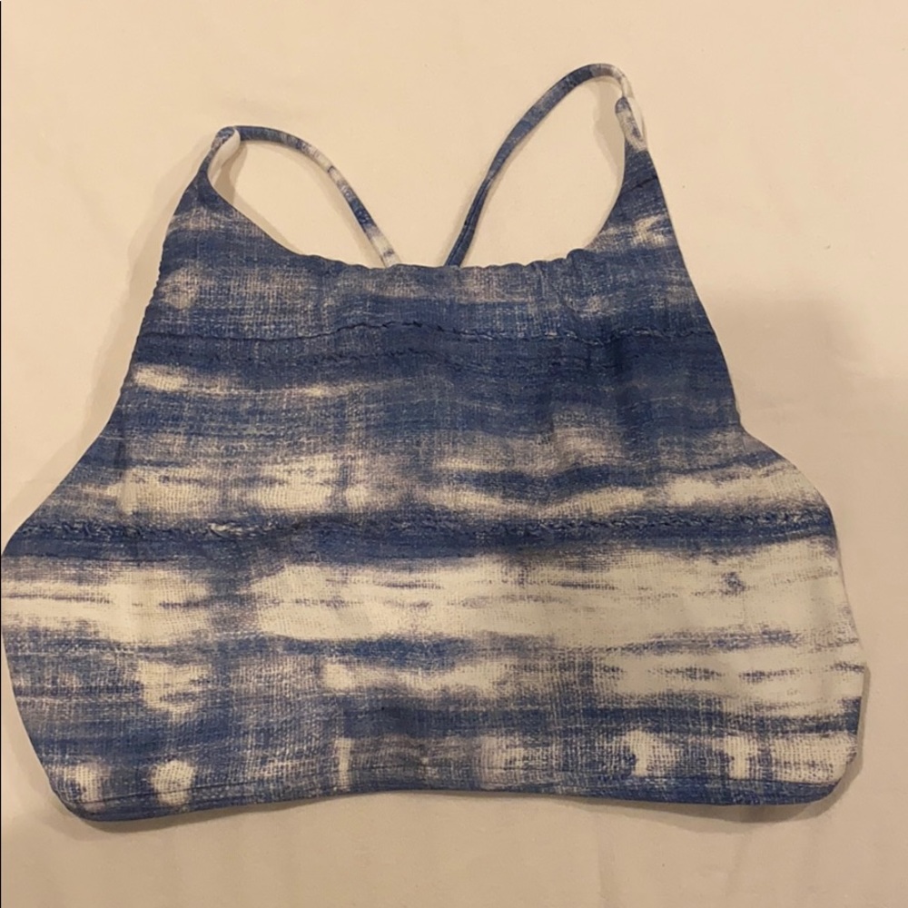 Billabong High Neck Bikini Top (w/ lace up back)